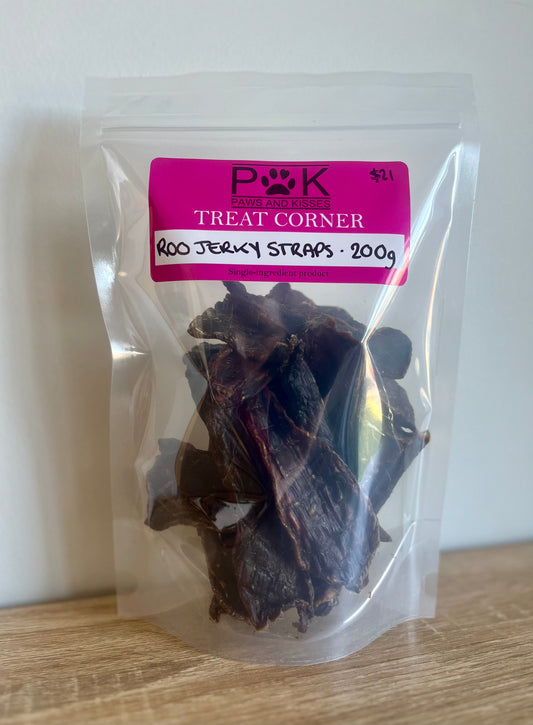 Roo Jerky straps - Dog treat