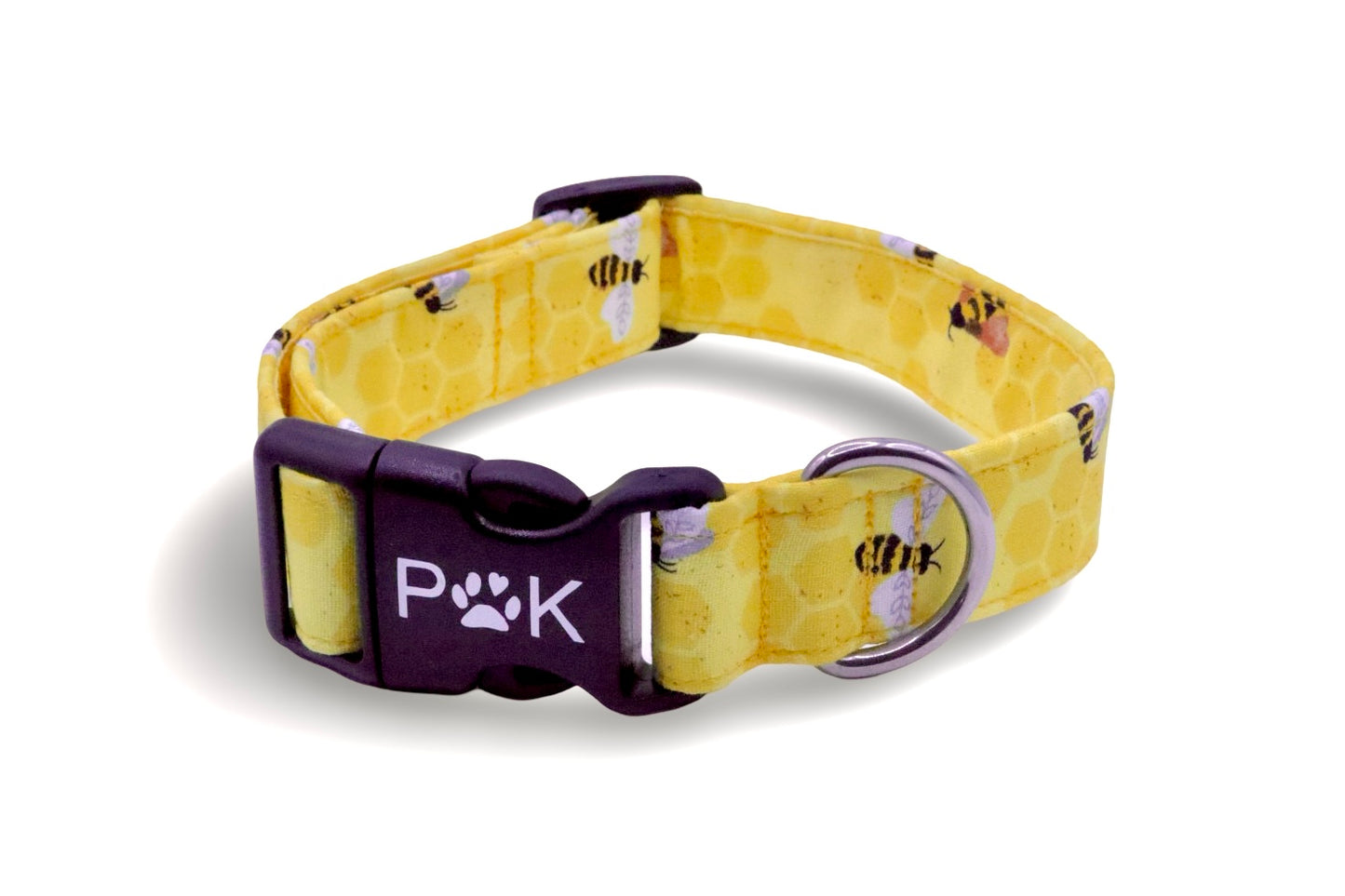 Honey Bees Dog Collar