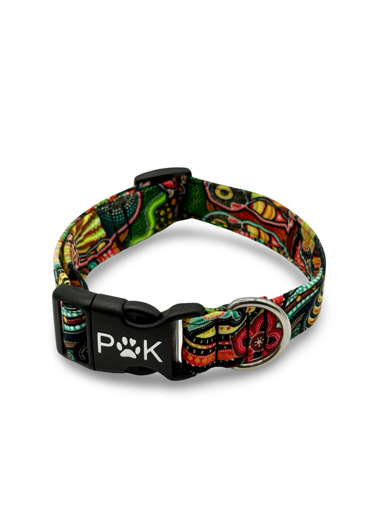 Aussie Owl Print - Dog Collar