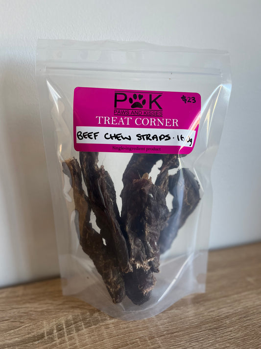 Beef Chew Straps - Dog Treat