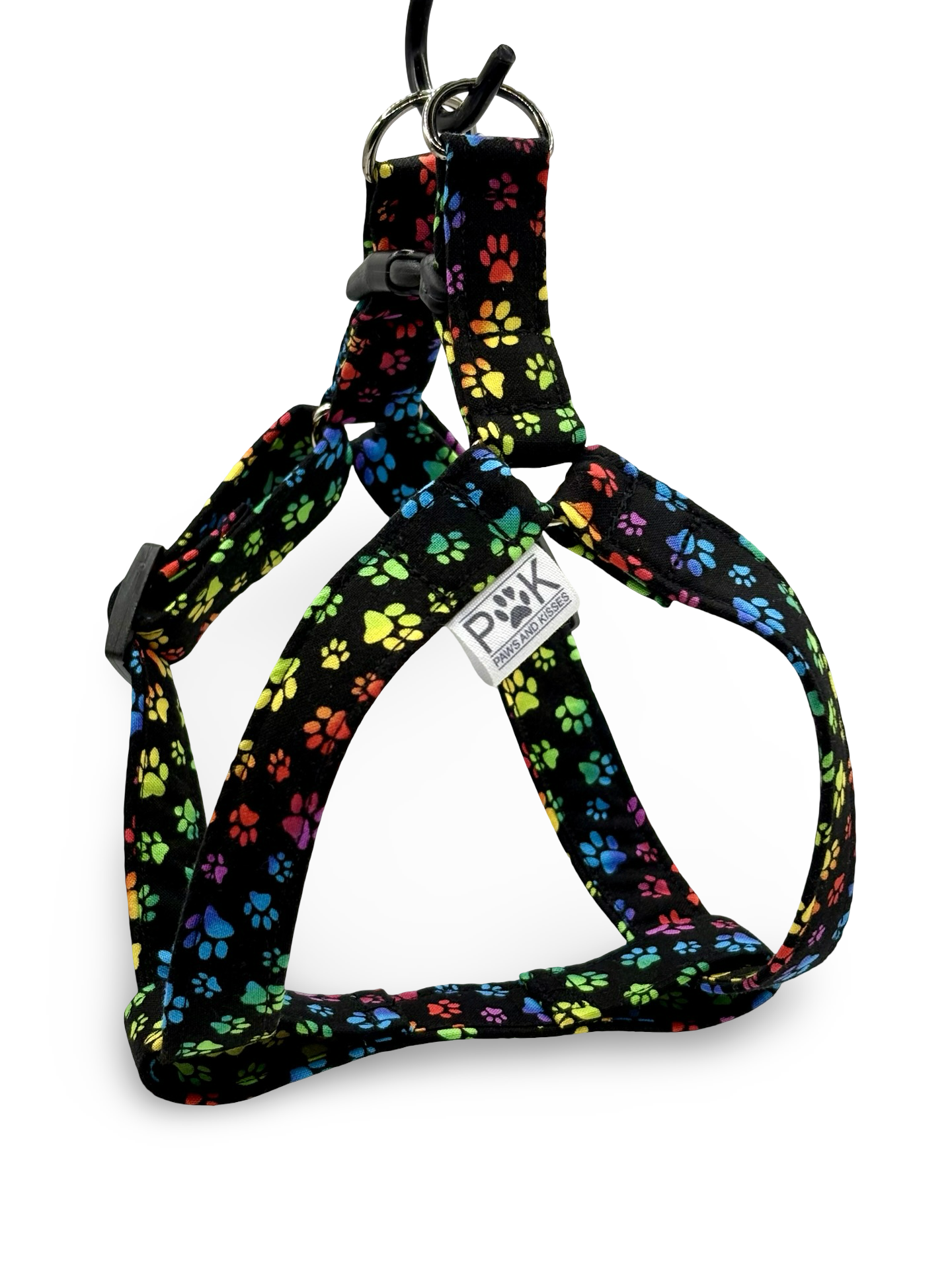 Rainbow Paw Print - Dog Harness