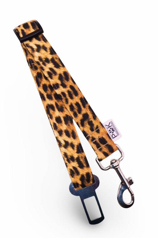 Leopard Print Seatbelt