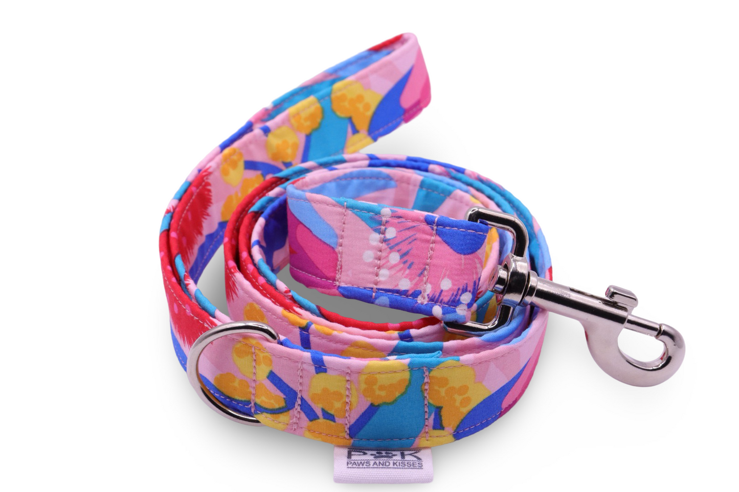 Pink Waratah Dog Leads